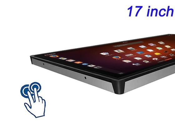 หน้าจอสัมผัส 17 นิ้วสําหรับศูนย์บัญชาการ ระบบภาพการแพทย์ สถานีเช็ค-ออทและดัสบอร์ดการผลิต