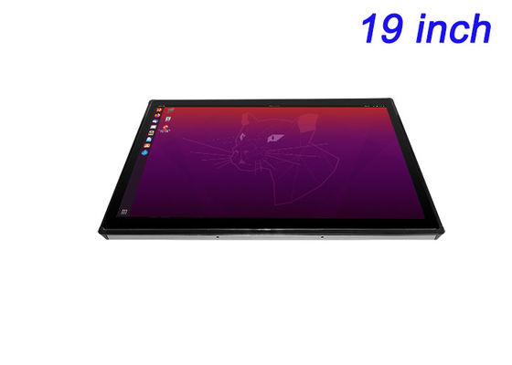 หน้าจอจํากัดใน Linux ขนาด 19 นิ้ว สําหรับการติดตามความปลอดภัย, แดชบอร์ดโรงงาน, ระบบโกดัง และจอสาธารณะ