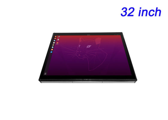 32 นิ้ว ลินูคัส Embedded Display สําหรับห้องประชุม อัตโนมัติอุตสาหกรรม แผ่นควบคุม และห้องแสดงสินค้า