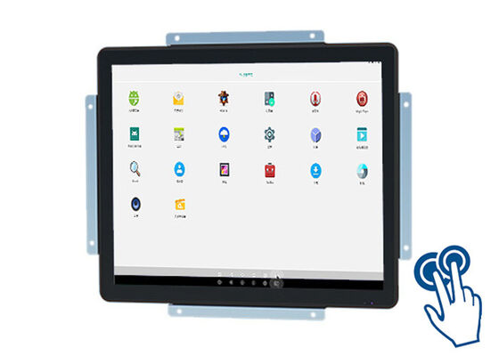 หน้าจอสัมผัส Lcd Android ขนาด 17 นิ้ว สําหรับระบบอัตโนมัติโรงงานและระบบรักษาความปลอดภัย