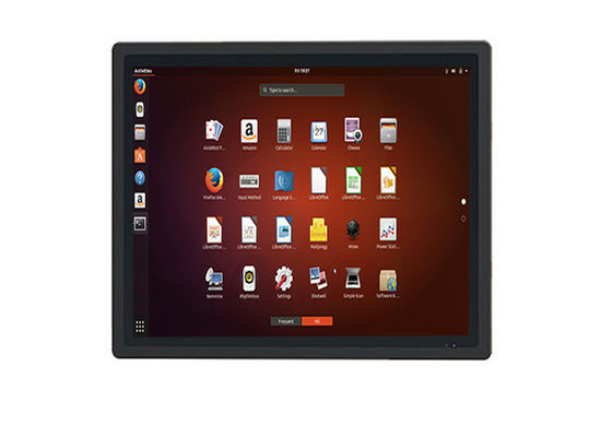 หน้าจอ Linux ที่มีความสามารถสูง 19 นิ้ว สําหรับแผ่นควบคุมการเข้าถึงและอินเตอร์เฟซทางการแพทย์