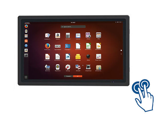 18มอนิเตอร์สัมผัส Linux ขนาด 0.5 นิ้ว สําหรับอินเตอร์เฟซการขนส่งและการควบคุมอุตสาหกรรม