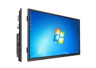 86 นิ้ว IR Touch Interactive LCD Smartboard Flat Panel ไวท์บอร์ดพร้อมคอมพิวเตอร์ I5 ในตัว