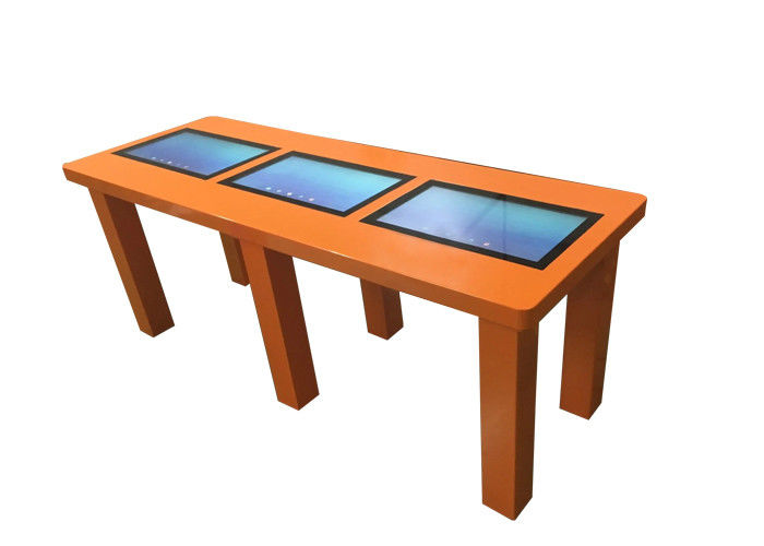 ขนาดที่ปรับแต่งได้ Multi Point Capacitive Touch Amusements Kids Table LCD Touch สำหรับเด็กเล่นในโรงเรียนอนุบาล