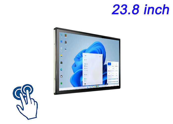 23.8 นิ้ว Windows Touch Embedded Screen สําหรับการแสดงสัญญาณดิจิตอล, บอร์ดสีขาวปฏิสัมพันธ์, การสั่งอาหารบนโต๊ะร้านอาหาร, และการติดตามความปลอดภัย