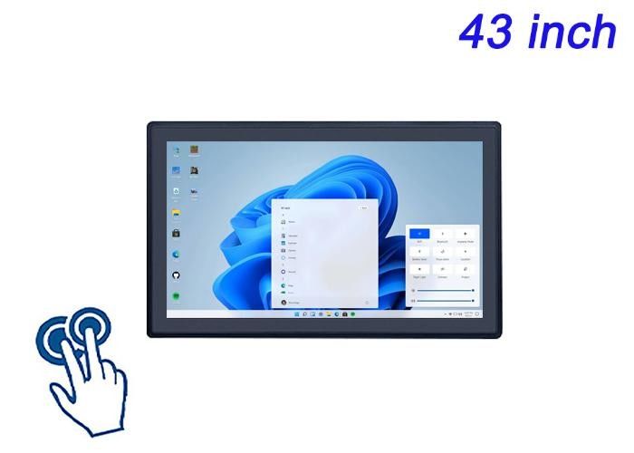 หน้าจอสัมผัสในระบบ Windows ขนาด 43 นิ้ว สําหรับจอเมืองฉลาด, อินเตอร์เฟซสนามการแข่งขัน, โซลูชั่นการค้าปลีกแบบ Immersive และระบบเกม