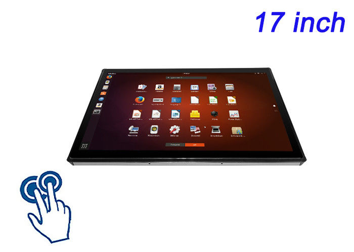 หน้าจอสัมผัส 17 นิ้วสําหรับศูนย์บัญชาการ ระบบภาพการแพทย์ สถานีเช็ค-ออทและดัสบอร์ดการผลิต