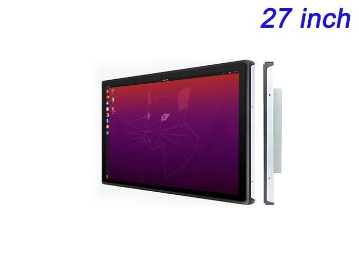 หน้าจอจําลอง 27 นิ้วสําหรับจอขายปลีกขนาดใหญ่ อินเตอร์เฟซบริษัท ระบบขนส่งสาธารณะ และการติดตามความปลอดภัย