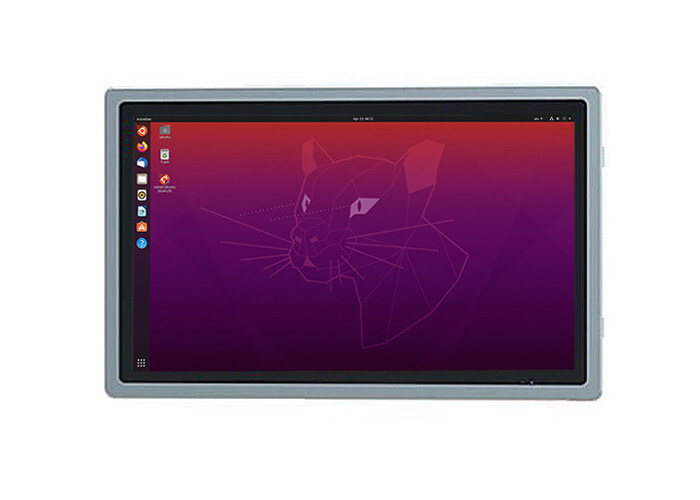 หน้าจอแสดงผลอุตสาหกรรม LCD Linux ในตัวขนาด 18.5 นิ้ว สำหรับระบบขนส่งและอุปกรณ์อัจฉริยะ