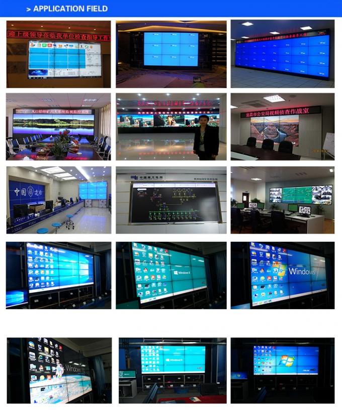 ร้อนขาย 46 "นำจอแสดงผลขนาดใหญ่หน้าจอวิดีโอจอ LCD จอแสดงผลจอ LCD ผนังวิดีโอ
