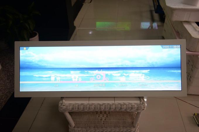 จอ LCD กว้าง 38 "จอแอลซีดียืดจอแสดงผลโฆษณา LCD